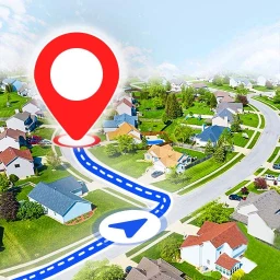 GPS Earth Maps Satellite View のアイコン